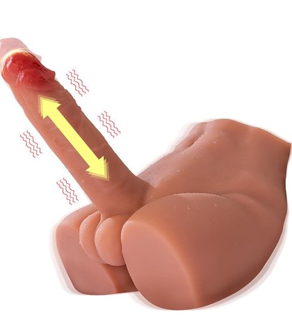 Peel torzo sa dildom koji se pomera