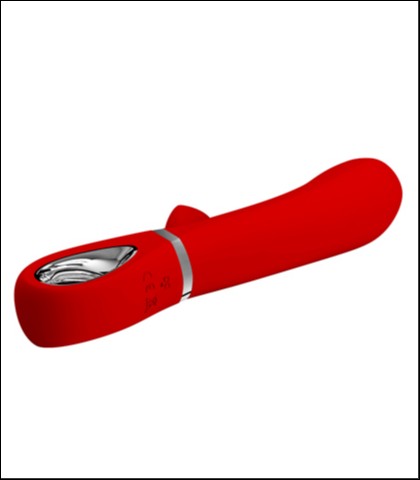 Silikonski vibrator thomas red