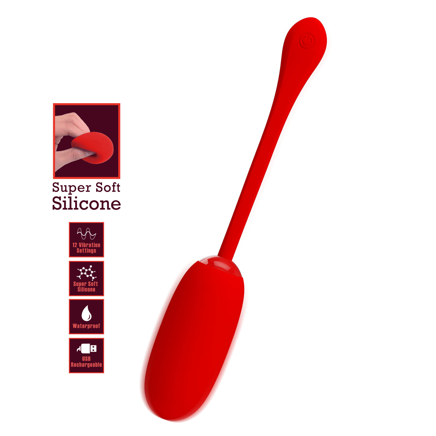 Vibro jaje julius red