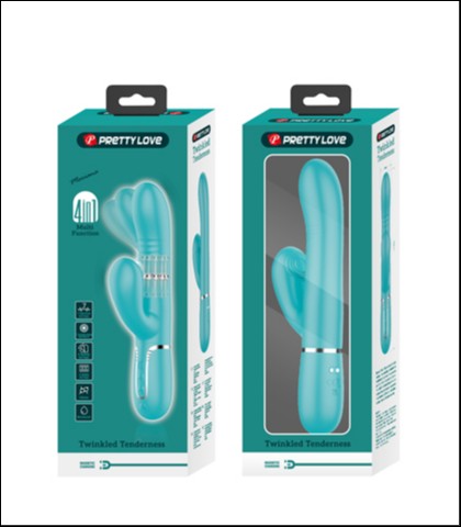 VIBRATOR ZA STIMULACIJU G TACKE U TIRKIZNOJ BOJI