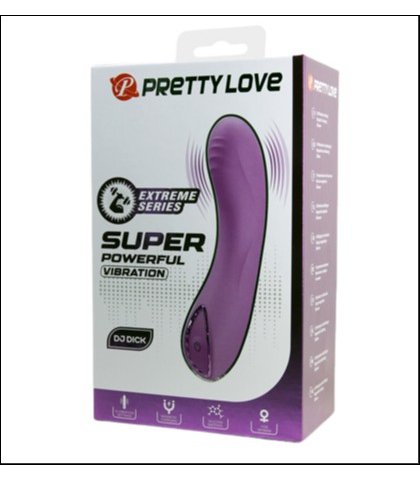 SILIKONSKI LJUBICASTI VIBRATOR - DJ DICK